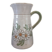 pitcher - VALLAURIS " NATOLI " - ceramics - daisies - vintage -