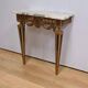 Small Carved Wood Wall Console, Louis XVI style, Napoleon III period – Mid-19th century