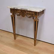 Small Carved Wood Wall Console, Louis XVI style, Napoleon III period – Mid-19th century