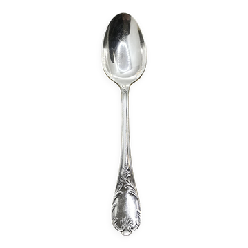 Silver-plated dessert spoon from Christofle, Marly model