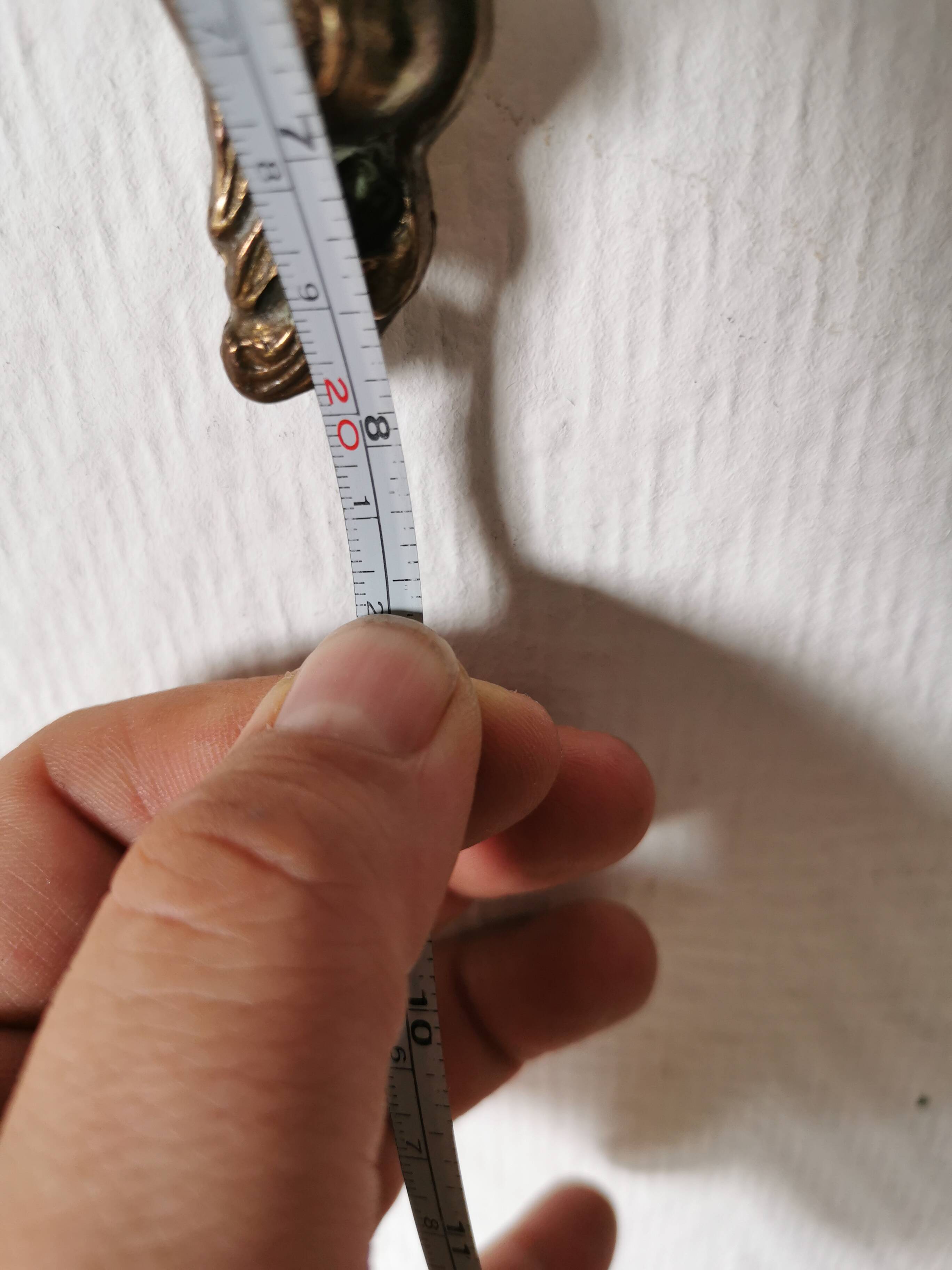 Pair of wall lights, classic style, LouisXV, gold metal, bronze or brass, candle holder effect