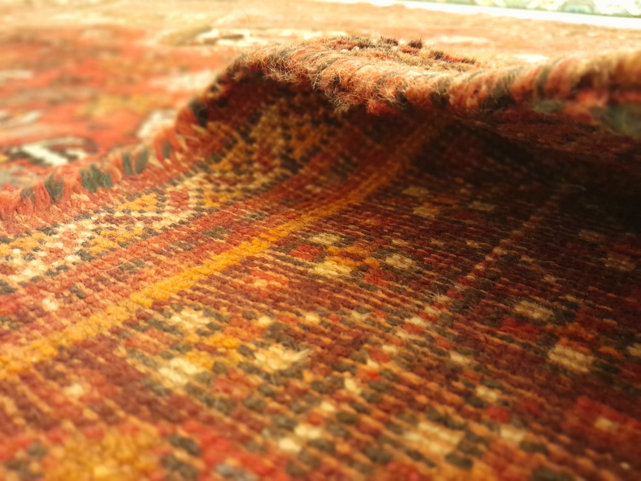 Handmade shiraz persian carpet 337x237cm