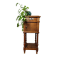 Side table, old antique bedside table
