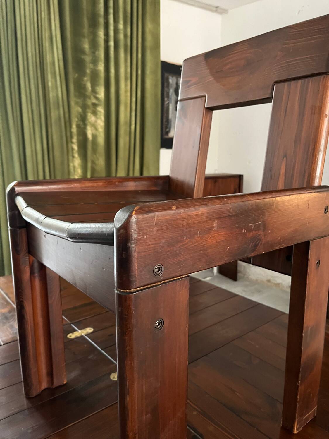 Silvio Coppola Table and 4 Chairs Set 1970