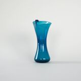 Cobalt glass jug, Danish design, 1950s, made in Denmark