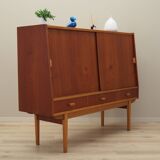 Teak highboard, Danish design, 1960s, production: Denmark