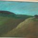 Huile sur toile originale suédoise – "Paysage" par Dina Mortensen – Signé DM – Vintage et encadré – 53 × 45,5 cm (20,9" × 17,9")