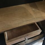Black and wood window
