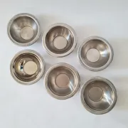 Set of 6 small vintage stainless steel bowls Set of 6 small bowls
