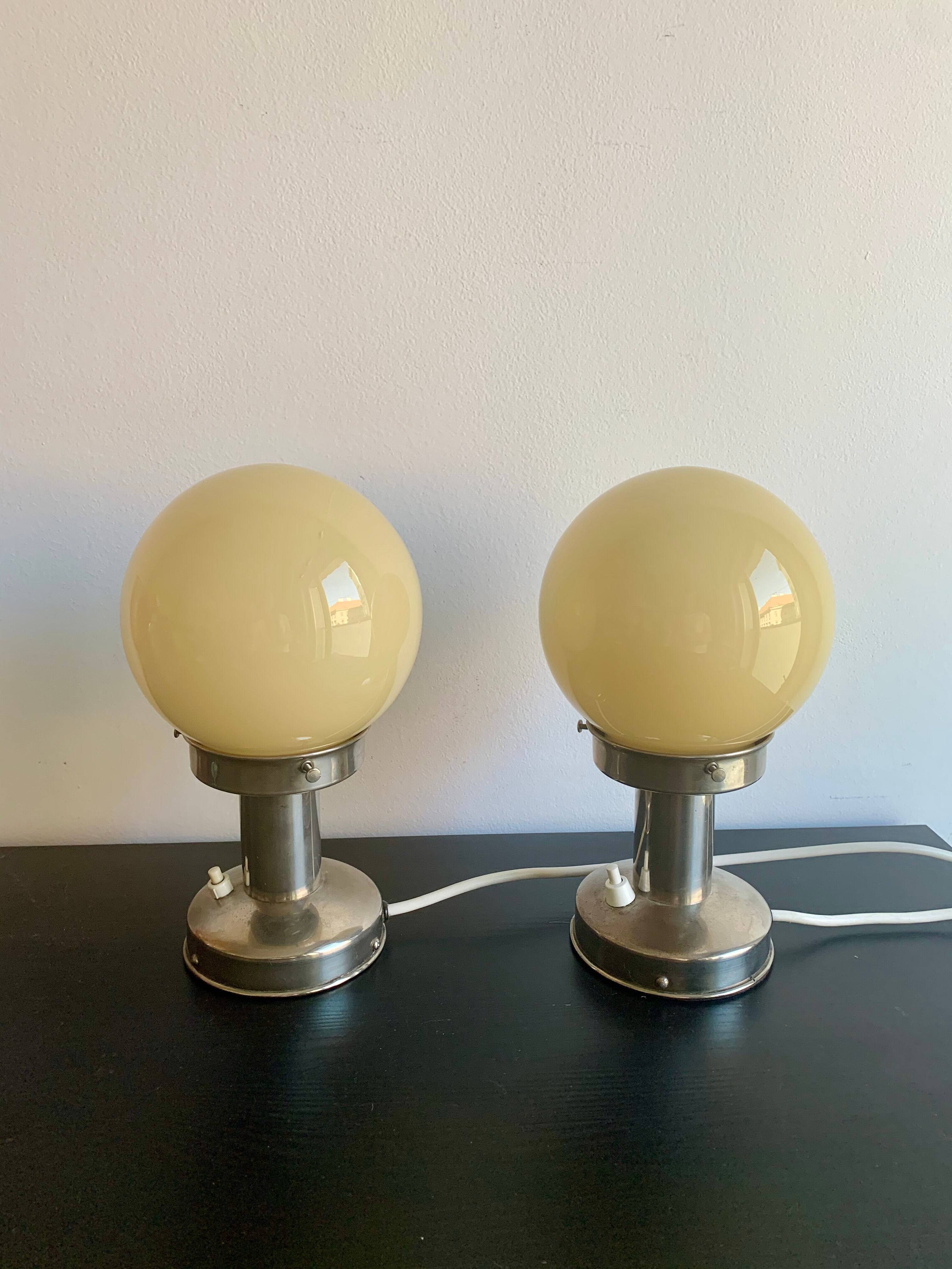 Pair of Bedside Lamps, Austria, 1950s