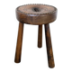 Three-legged shepherd stool oak