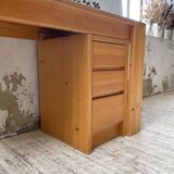 1970s pine desk