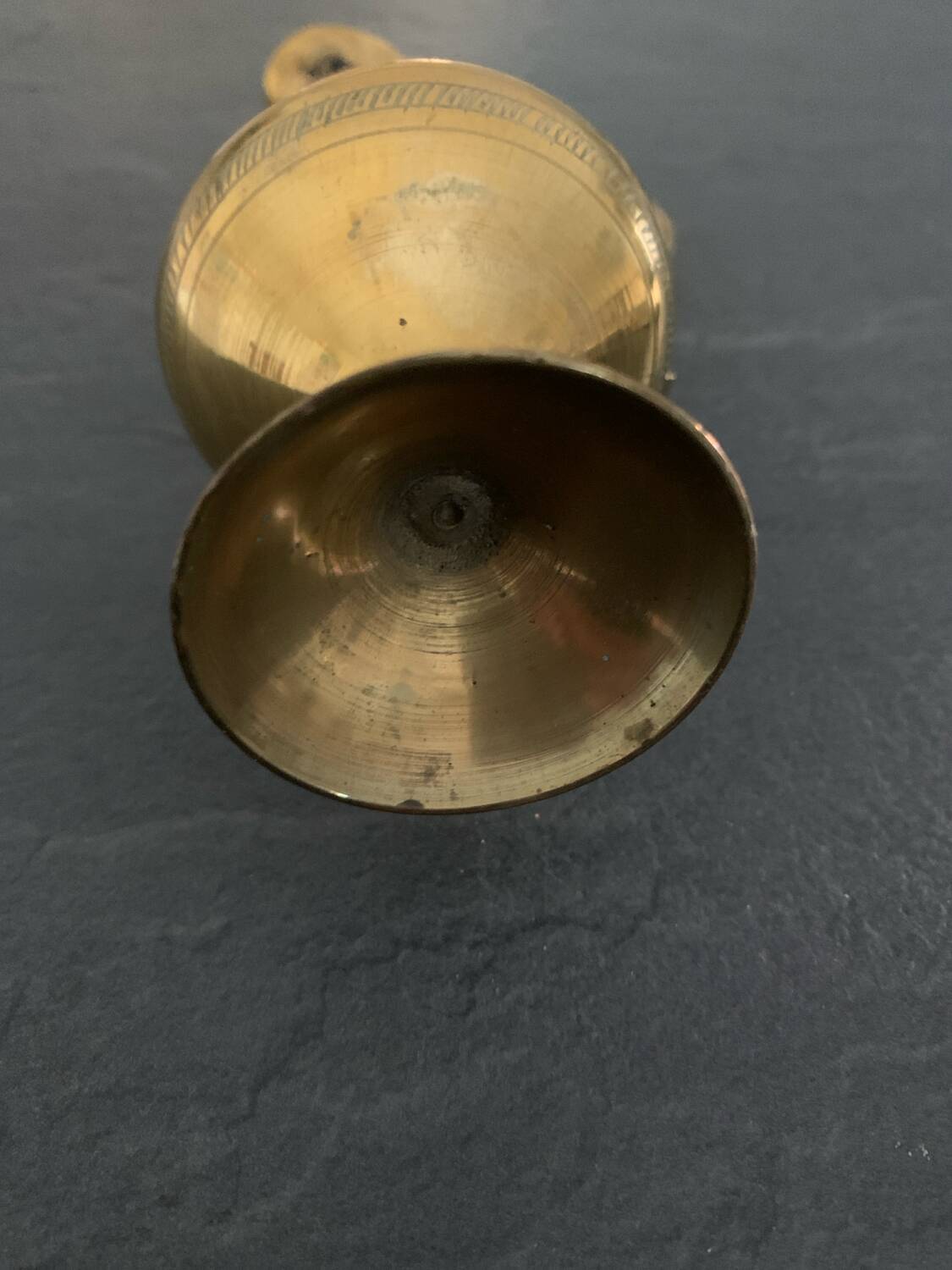 Brass pitcher vase
