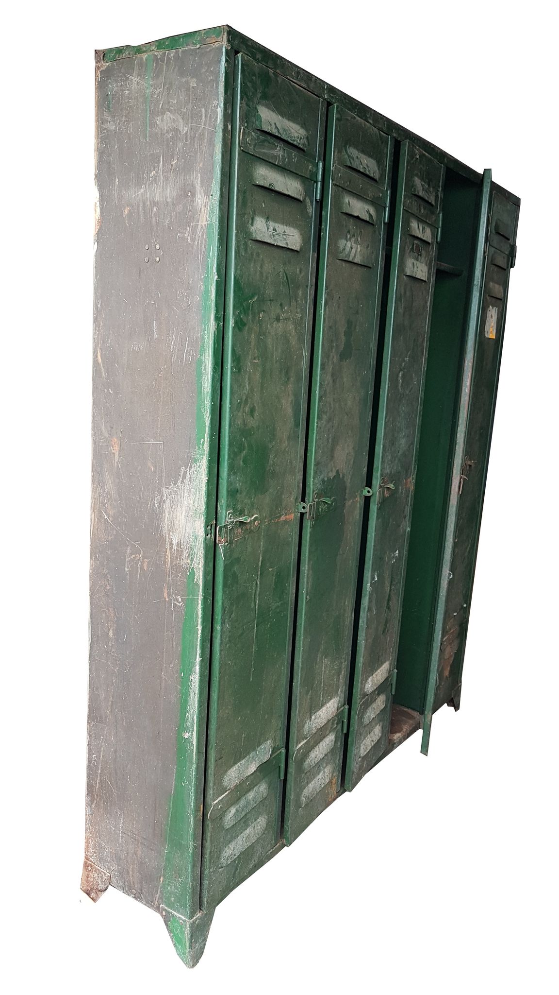 Metal cloakroom 5 lockers 1926 Aux Forges de Vulcain