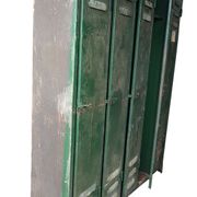 Metal cloakroom 5 lockers 1926 Aux Forges de Vulcain