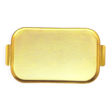 Vintage Carefree Gold Anodized Aluminum Tray - Made in England