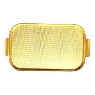 Vintage Carefree Gold Anodized Aluminum Tray - Made in England