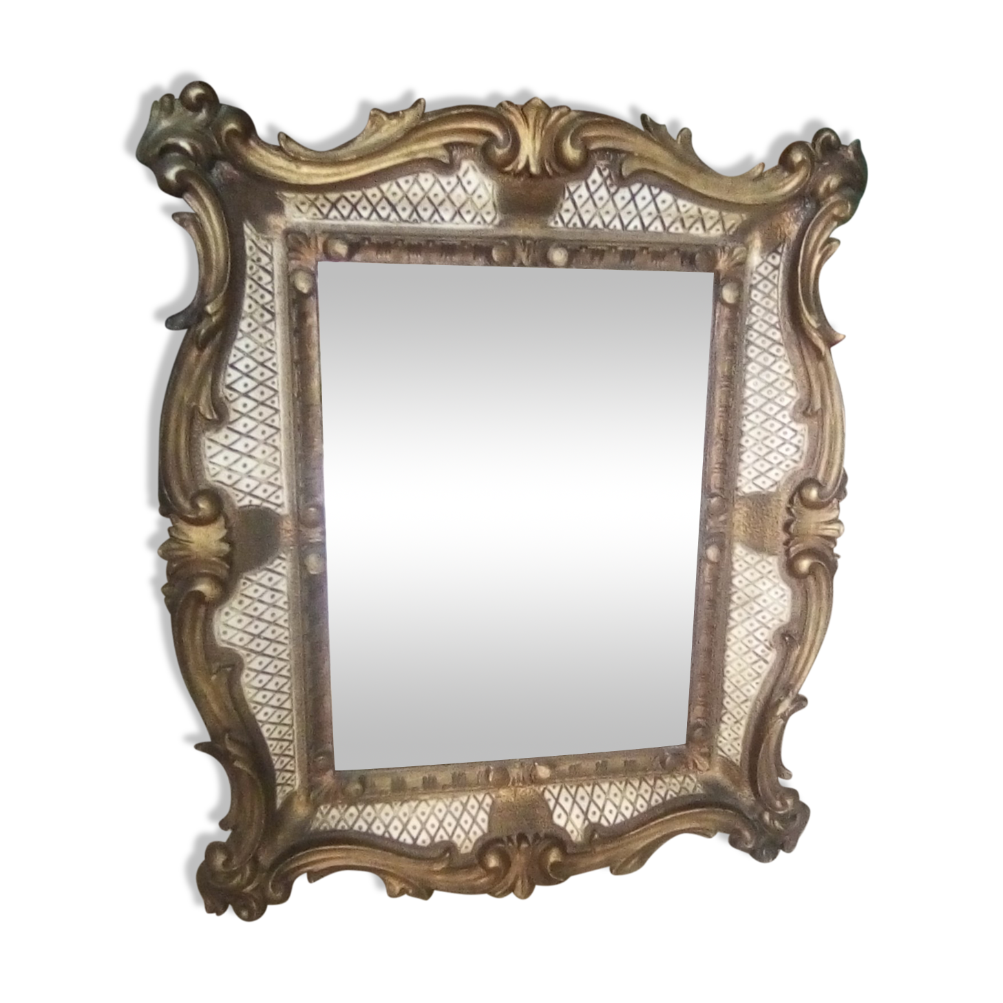 Ancient Baroque style mirror 60x50cm