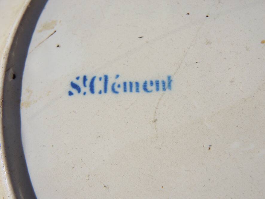 Old Saint Clement Plate: Basket of Flowers