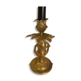 Very worked bronze candlestick