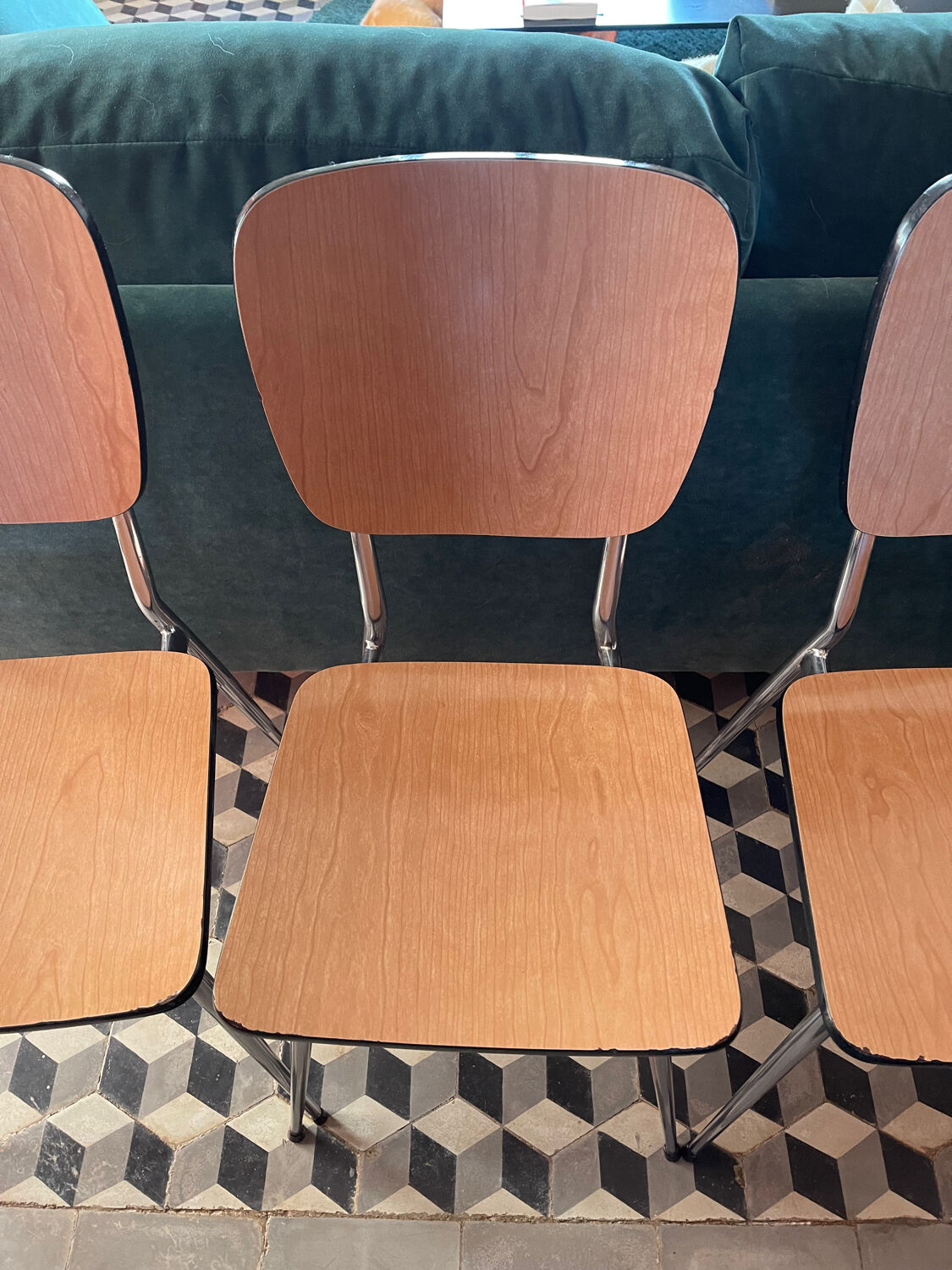 4 Formica chairs from the 1960s