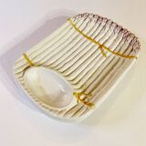 Pair of asparagus plates