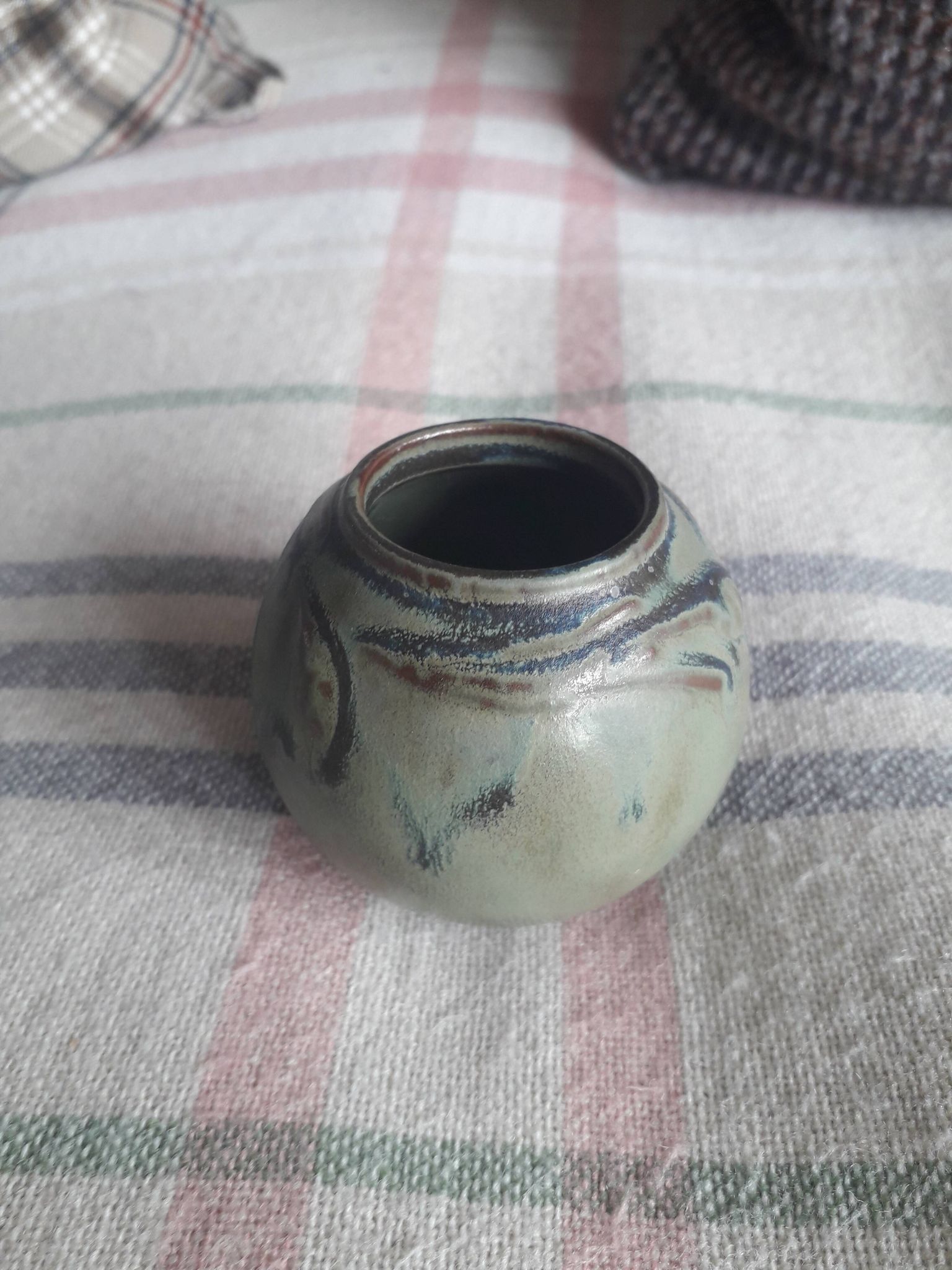 Very original Denbac ceramic vase.