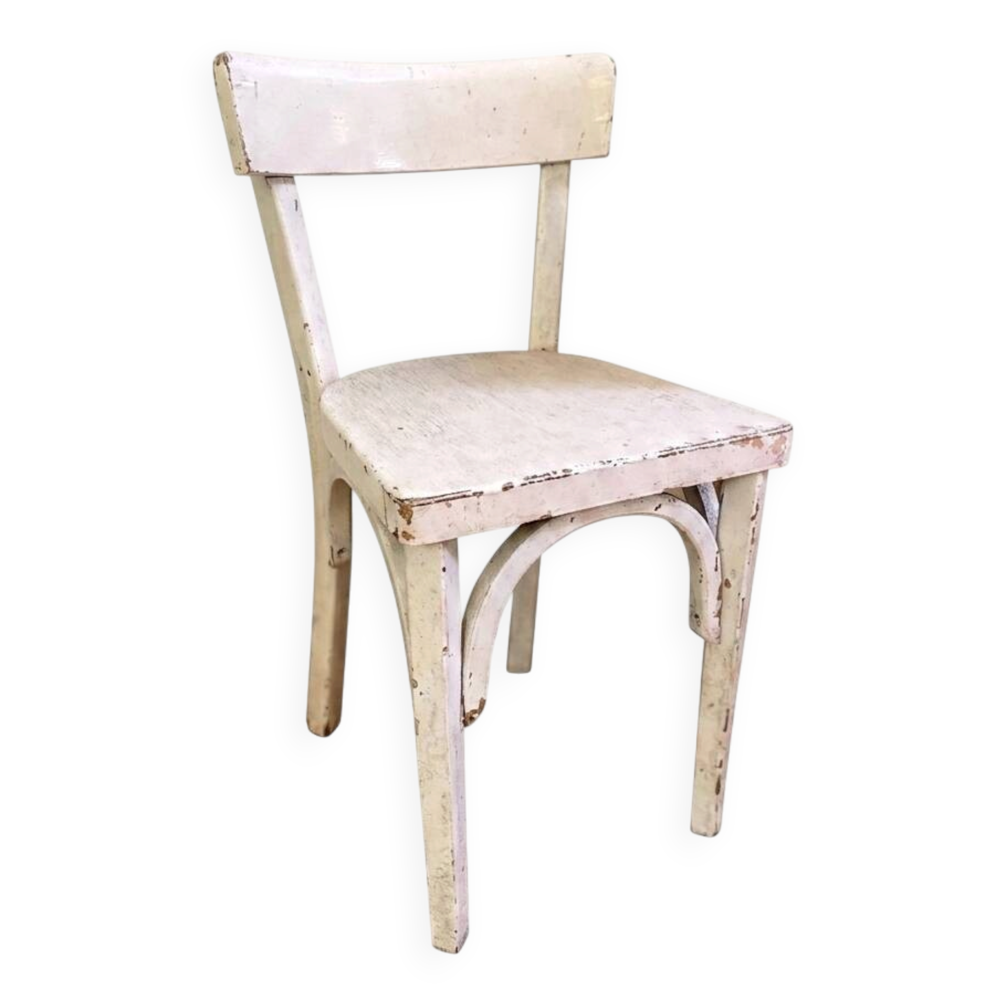 Antique wooden bistro chair for children