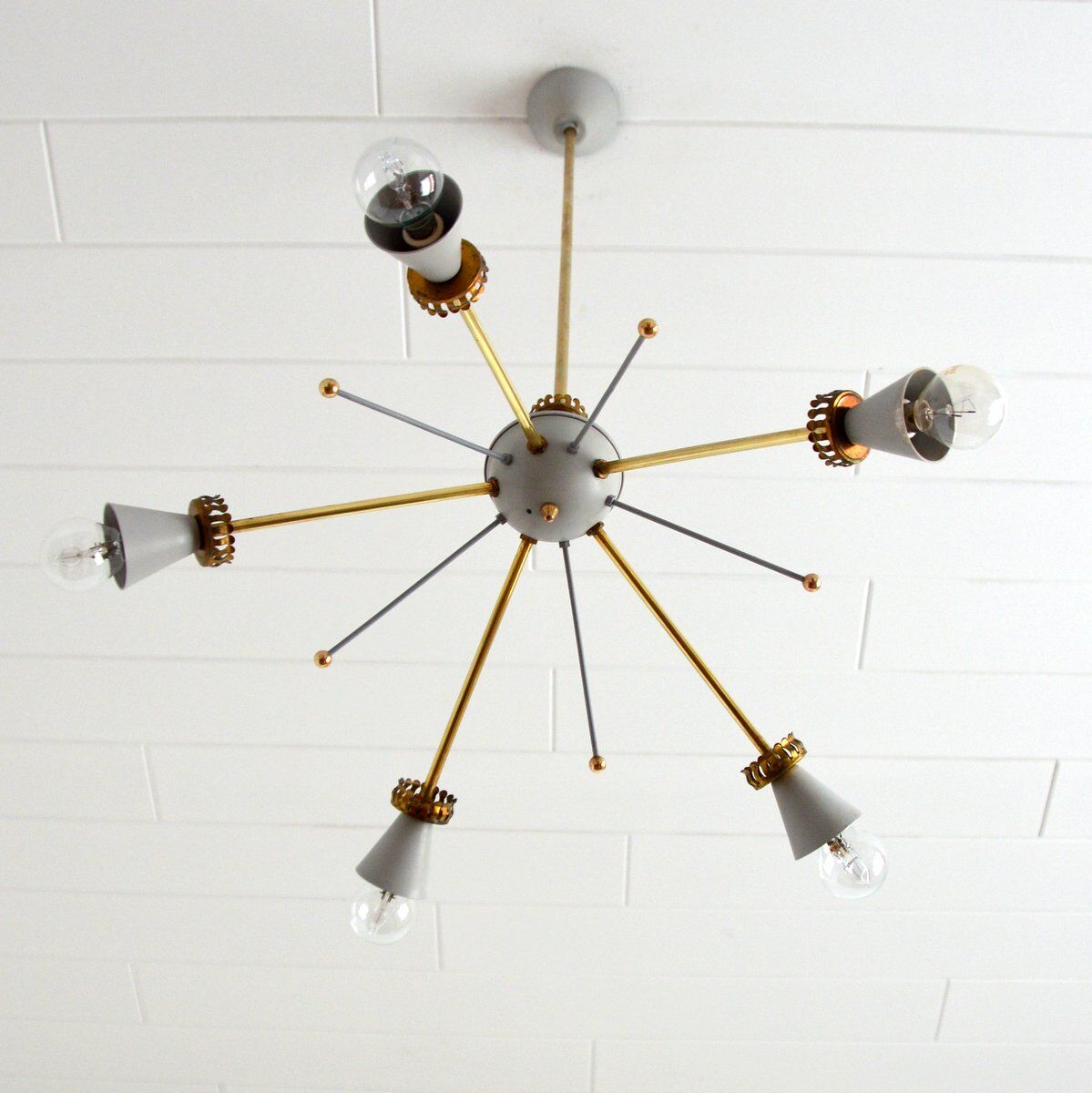 Lustre Spoutnik / Space age / Design Italien 1950s
