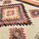 10X13 Soft Colors Rare Large Area Vintage Wool Kilim Rug, 300x389 Cm