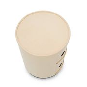 White modular storage unit by Anna Castelli for Kartell, 1970s.