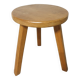 Mid-century wooden tripod stool