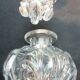 Flacon de parfum cristal Baccara ananas en forme de boule sculptée