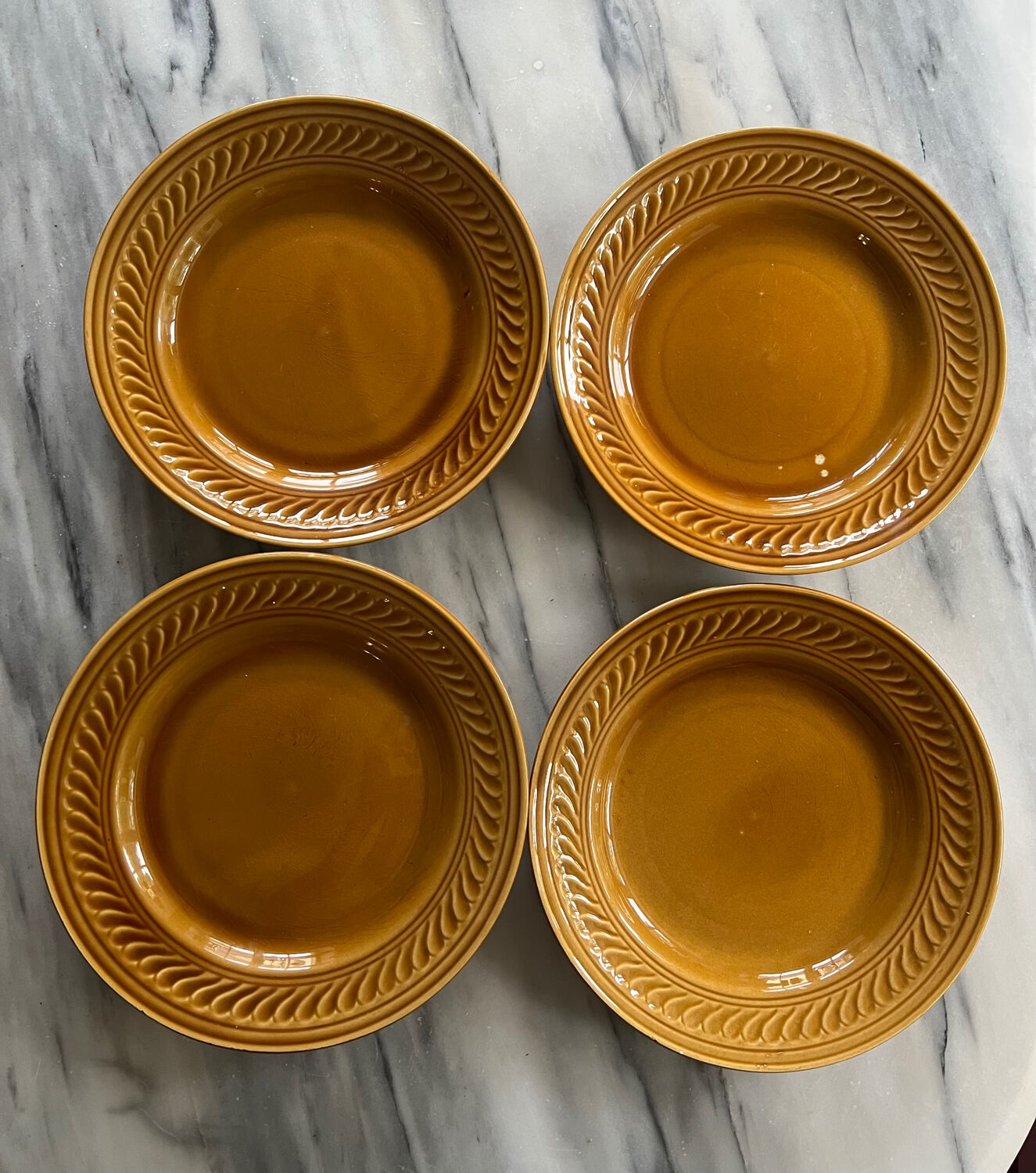 Assiettes plates Gien