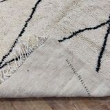 Handcrafted moroccan berber rug 243 x 143 cm