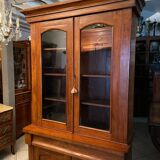 Sideboard library showcase two mahogany bodies late nineteenth style Louis-Philippe