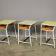 Vintage school benches, 60s, set of 3