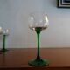 8 verres vin blanc d'Alsace gravés grappes de raisins Luminarc France