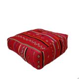 Handmade Berber pouf in wool 60 X 60 X 20 CM