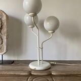 Urban three-headed desk lamp in white opaline