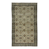 Tapis Vintage Turc – Tons Café & Beige – Noué à la main – 298 × 170 cm