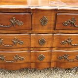 Chest of drawers Louis XV in cherry wood