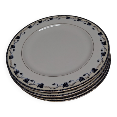 4 assiettes guy degrenne corynthe limoge