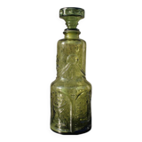 Empoli glass nautical carafe from the 1960s