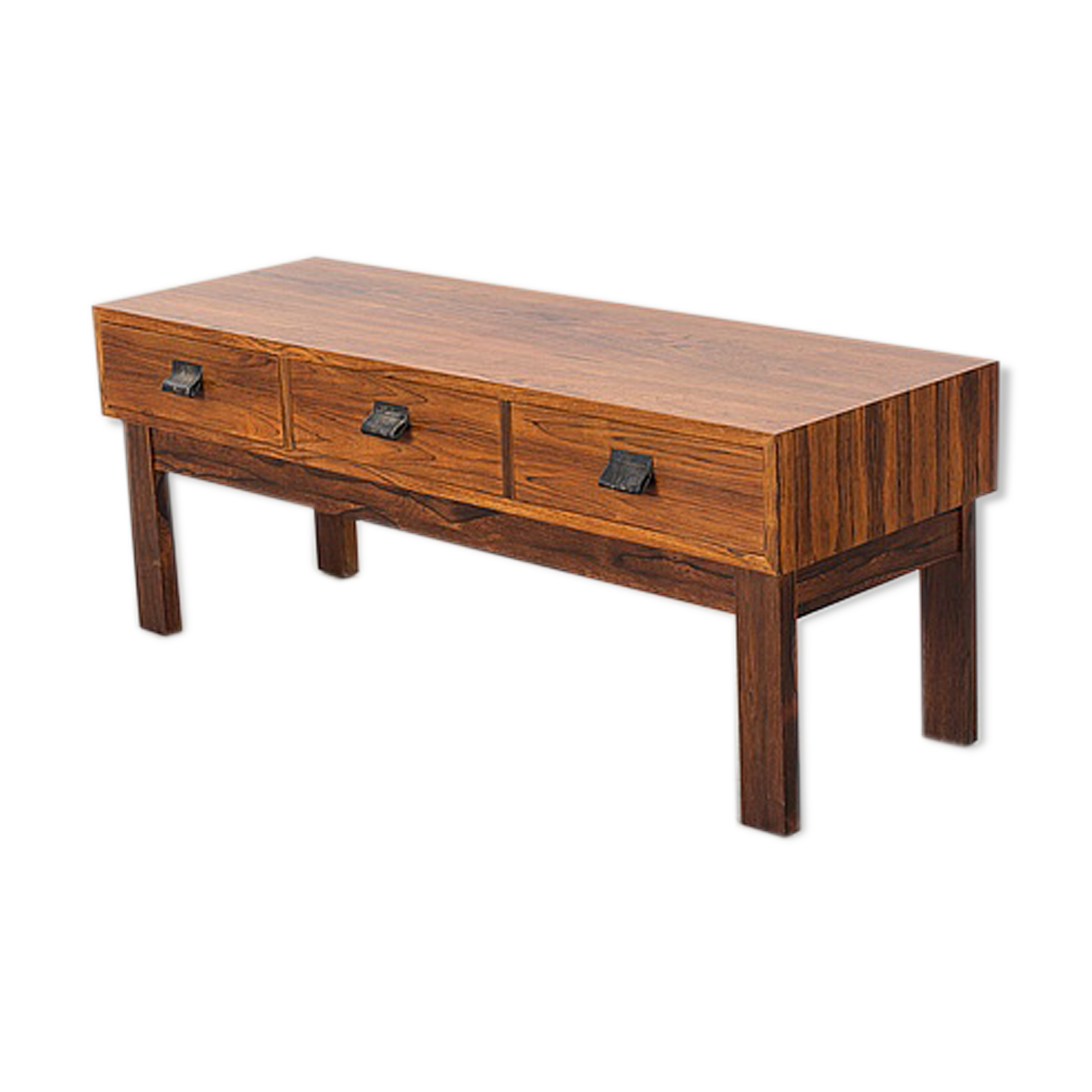 Scandinavian rosewood console 1970 for AB Glas & TRA, Swedish