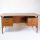 Desk Model 75 Made In Teak By Omann Junior Møbelfabrik From 1960s