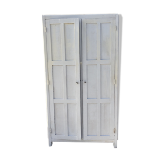 Parisian wardrobe high vintage solid wood