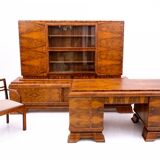 Art Deco office set from the 1930s, Poland. After renovation.