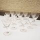 8 Old Art Deco Stemmed Glasses