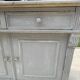 Antique bathroom cabinet with marble